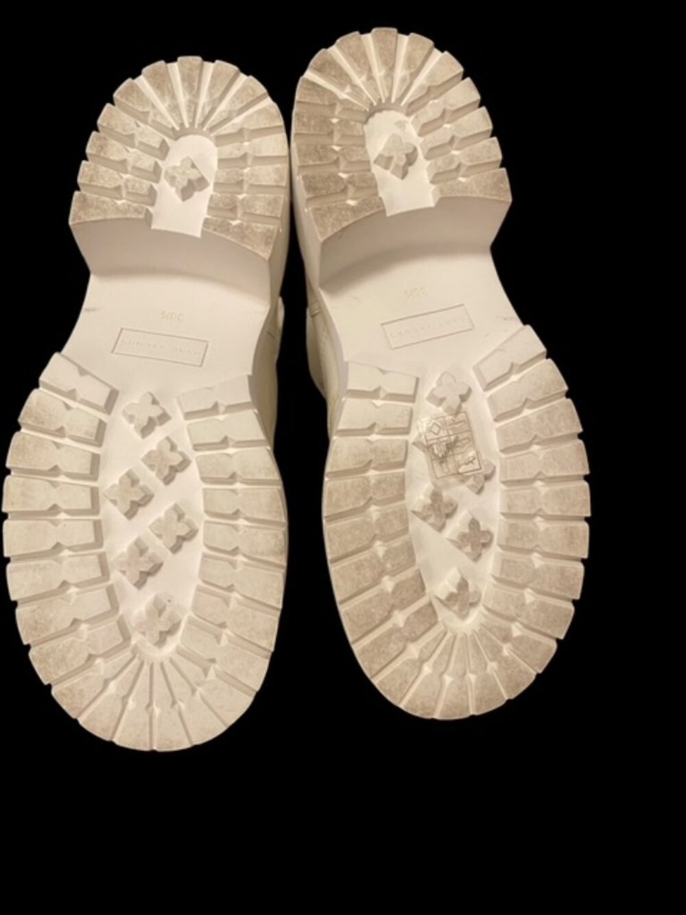 Marc Jacobs White Bristol Combat Boots Size 38.5 - Excellent Condition! - Picture 7 of 8